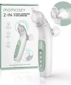 ASPIRATEUR NASAL BÉBÉ 2-EN-1 MOMCOZY AVEC SPRAY