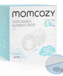 MOMCOZY 60 Coussinet d’Allaitement Jetables Ultra Fins BF023