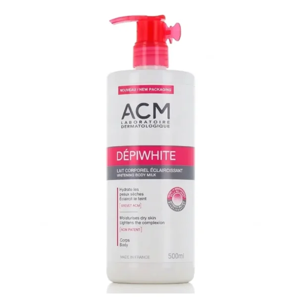 ACM DEPIWHITE LAIT CORPOREL ECLAIRCISSANT 500ML_Bpharma tunisie