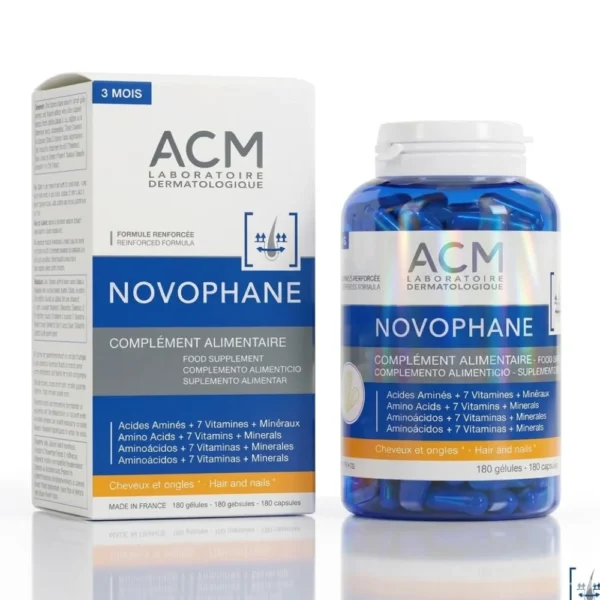 ACM NOVOPHANE CHEVEUX ET ONGLES 180 GELULES_Bpharma tunisie