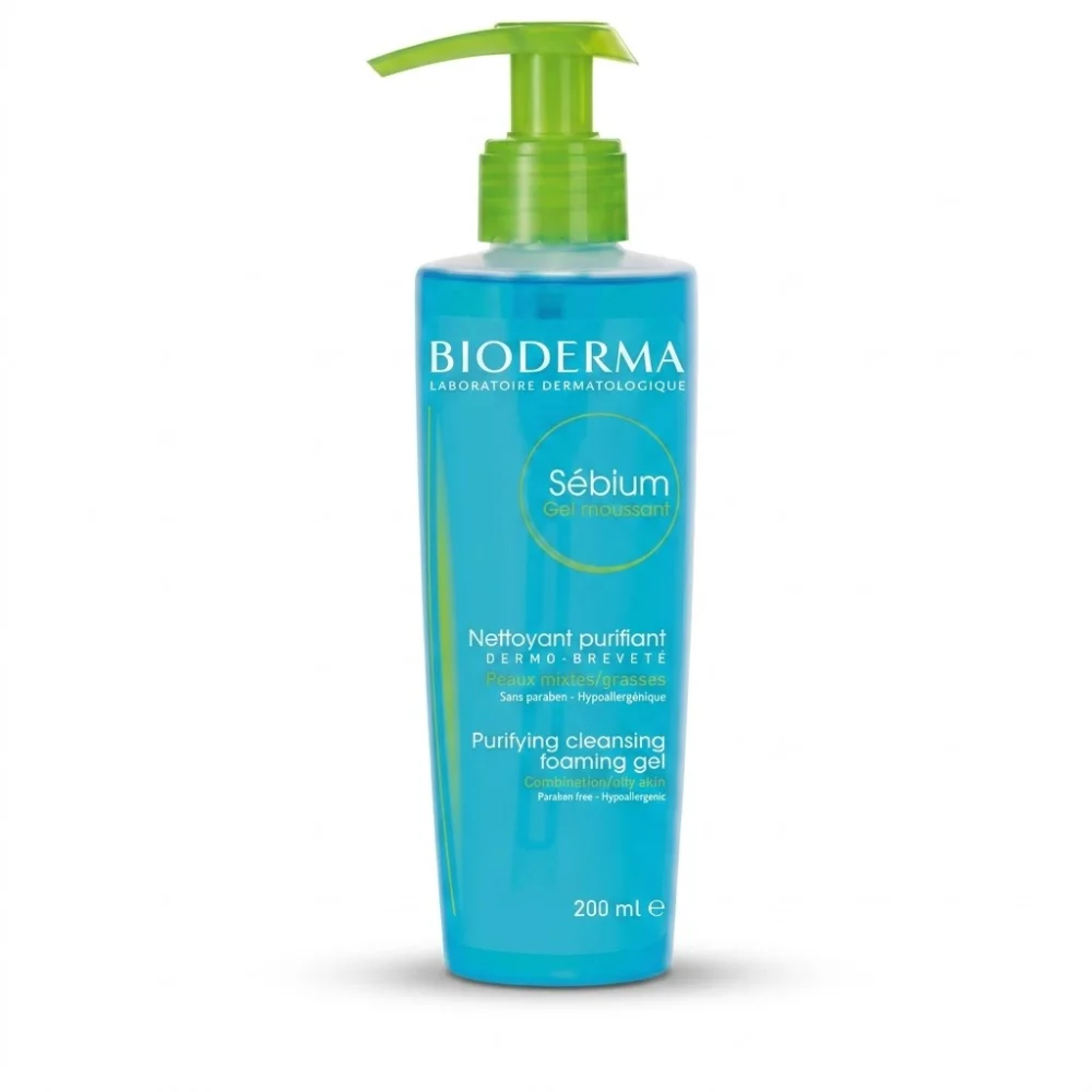 BIODERMA SEBIUM GEL MOUSSANT PURIFIANT POMPE 200ML BIODERMA SEBIUM GEL MOUSSANT PURIFIANT POMPE 200ML