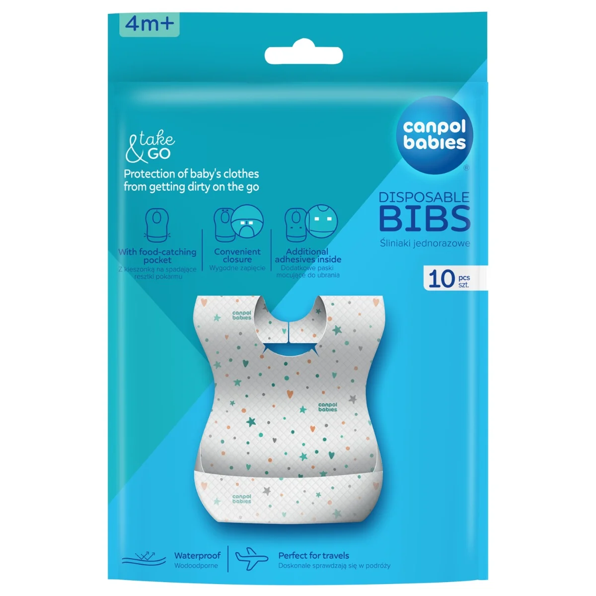 BAVOIR IMPERMÉABLE JETABLE AVEC POCHE 10P-1/800 BAVOIR IMPERMÉABLE JETABLE AVEC POCHE 10P-1/800 : protection et praticité au quotidien Le BAVOIR IMPERMÉABLE JETABLE AVEC POCHE 10P-1/800 est conçu pour protéger les vêtements de bébé pendant les repas. Grâce à sa matière imperméable, il empêche les liquides et les aliments de traverser le tissu. Ainsi, il garantit une hygiène optimale et limite les tâches sur les vêtements. De plus, le BAVOIR IMPERMÉABLE JETABLE AVEC POCHE 10P-1/800 dispose d’une poche de récupération pratique. Celle-ci permet de retenir les miettes et les petits morceaux d’aliments. Par conséquent, le nettoyage après repas devient plus simple et plus rapide. Son format jetable offre un gain de temps important pour les parents. En outre, il est idéal pour les sorties, les voyages ou les repas à l’extérieur. Pourquoi choisir le bavoir imperméable jetable avec poche ? Protection efficace contre les salissures Ce bavoir protège les vêtements de bébé contre les taches et les liquides. Ainsi, il aide à garder bébé propre pendant les repas. Poche de récupération pratique La poche intégrée permet de récupérer les aliments tombés. De plus, elle réduit le désordre pendant les repas. Format jetable pratique Grâce à son usage unique, il évite le lavage et facilite la vie des parents. En effet, il est parfait pour une utilisation rapide et hygiénique. Avantages supplémentaires En outre, ce bavoir est léger, facile à transporter et idéal pour les déplacements. Il constitue une solution pratique pour les repas en toute situation.