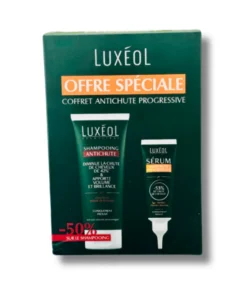 LUXEOL - COFFRET ANTI CHUTE PROGRESSIVE : SHAMPOING ANTI CHUTE 200ML + SERUM ANTI CHUTE PROGRESSIVE 50ML