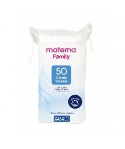 MATERNA COTON CARRES DOUCEUR 50 PIECES