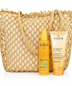 NUXE - BRUME SOLAIRE FRAICHE SPF30 + LAIT DE CORPS SUBLIMATEUR 200ML ET SAC DE PLAGE OFFERTS