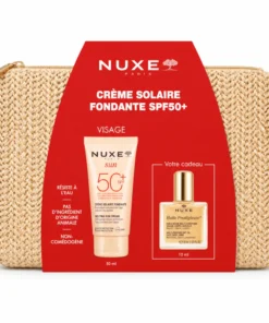 NUXE - CREME SOLAIRE FONDANTE SPF50+ + HUILE PRODIGIEUSE ET TROUSSE OFFERTES