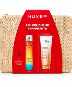 NUXE - EAU DELICIEUSE PARFUMANTE + PRODIGIEUX HUILE DE DOUCHE 200ML ET TROUSSE OFFERTES
