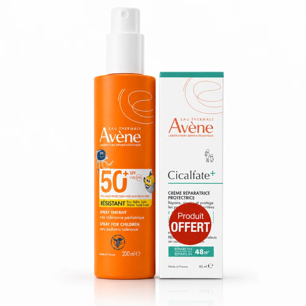 Pack-Avene-creme-cicalfate-spray-Resistant-spf50_Bpharma tunisie
