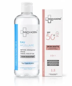 Pack-Innovaderm-EauMicellaire+SkinWhite_Bpharma tunisie