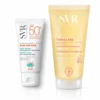 Pack-SVR-sun-secure-ecran-mineral-teinte-peaux-seches-a-tres-seches-spf50-50ml+HuileLavant_Bpharma tunisie