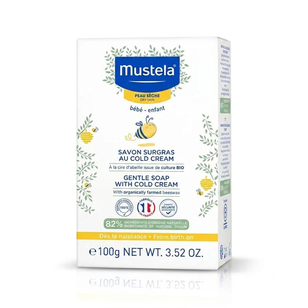 mustela-bebe-savon-surgras-pain-au-cold-cream-100gr mustela-bebe-savon-surgras-pain-au-cold-cream-100gr_Bpharma tunisie