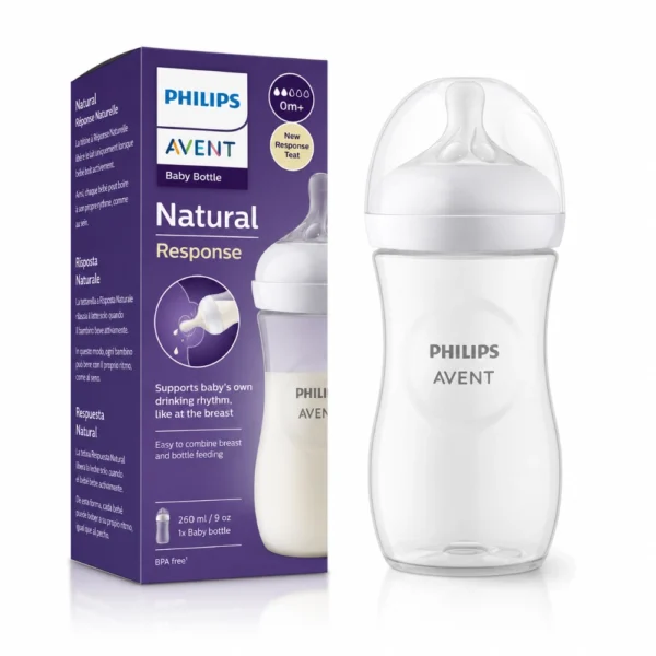 AVENT BIBERON NATURAL PLASTIQUE 1M+ SCY903/01 260ML