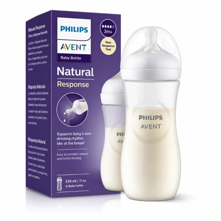 AVENT BIBERON NATURAL PLASTIQUE 3M+ SCY906/01 330ML