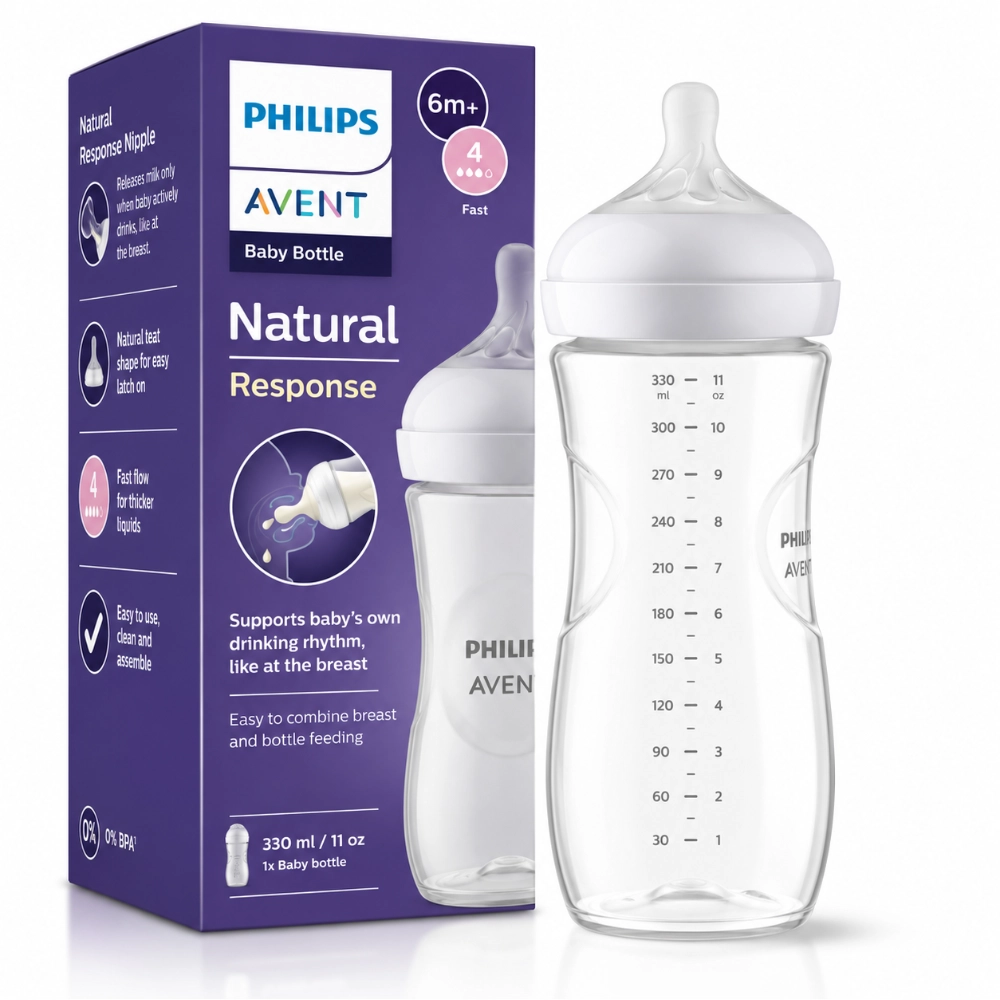 AVENT BIBERON NATURAL PLASTIQUE 6M+ SCY906 01 330ML AVENT BIBERON NATURAL PLASTIQUE 6M+ SCY906/01 330ML