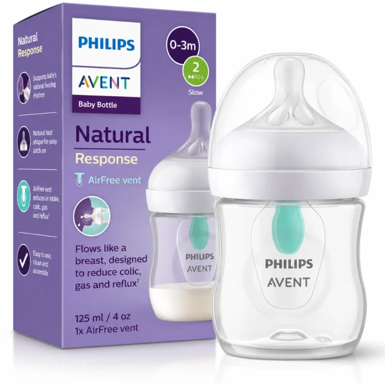 AVENT BIBERON NATUREL VALVE AIR FREE 0-3M SCY670/01 125ML