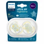 AVENT SUCETTE NUIT ULTRA AIR REF SCF376/01 18M+