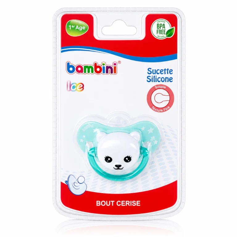 BAMBINI SUCETTE 1ER AGE BOUT CERISE