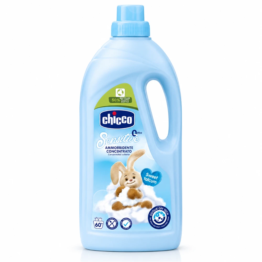 CHICCO ASSOUPLISSANT POUR LINGE BEBE SWEET TALCUM 1.5 L CHICCO ASSOUPLISSANT POUR LINGE BEBE SWEET TALCUM 1.5 L