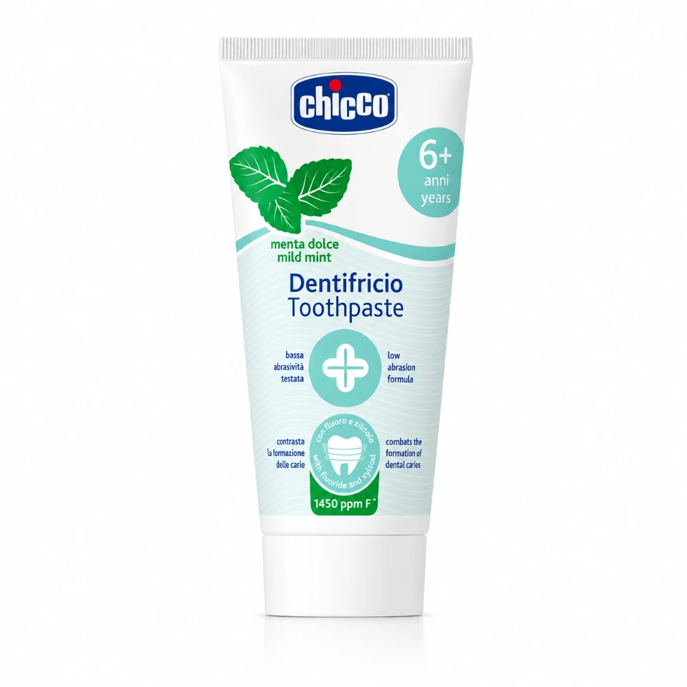 CHICCO DENTIFRICE MENTHE DOUCE SANS FLUOR 6 ANS+ 50ML CHICCO DENTIFRICE MENTHE DOUCE SANS FLUOR 6 ANS+ 50ML