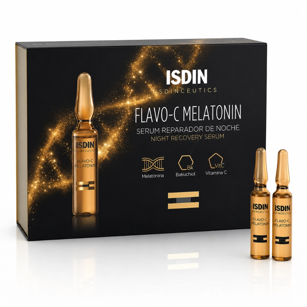 ISDINCEUTICS FLAVO-C MELATONIN SERUM REPARATEUR NUIT 10 UNIDOSES DE 2ML ISDINCEUTICS FLAVO-C MELATONIN SERUM REPARATEUR NUIT 10 UNIDOSES DE 2ML