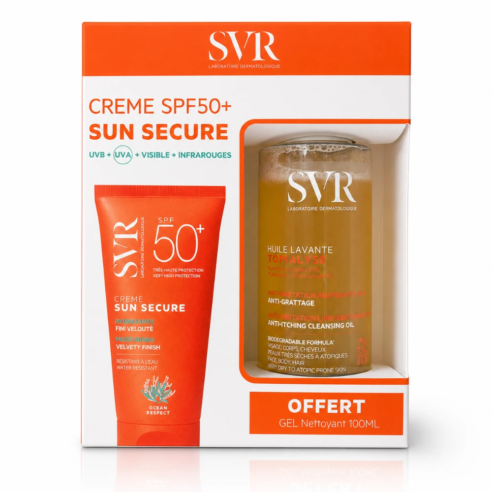 Pack SUN SECURE "Crème SPF 50+" 50ML