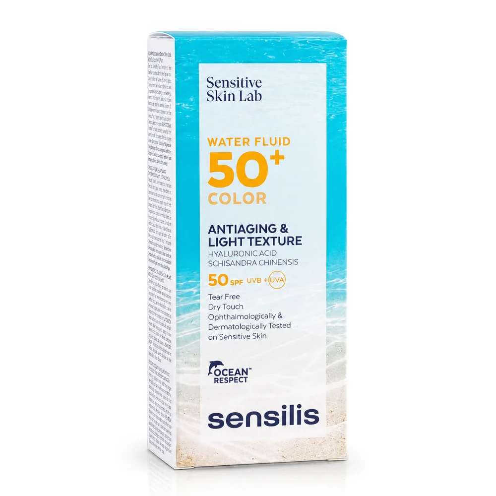 SENSILIS SENSITIVE SKIN WATER FLUID TEINTE SPF50+ 40ML SENSILIS SENSITIVE SKIN WATER FLUID TEINTE SPF50+ 40ML