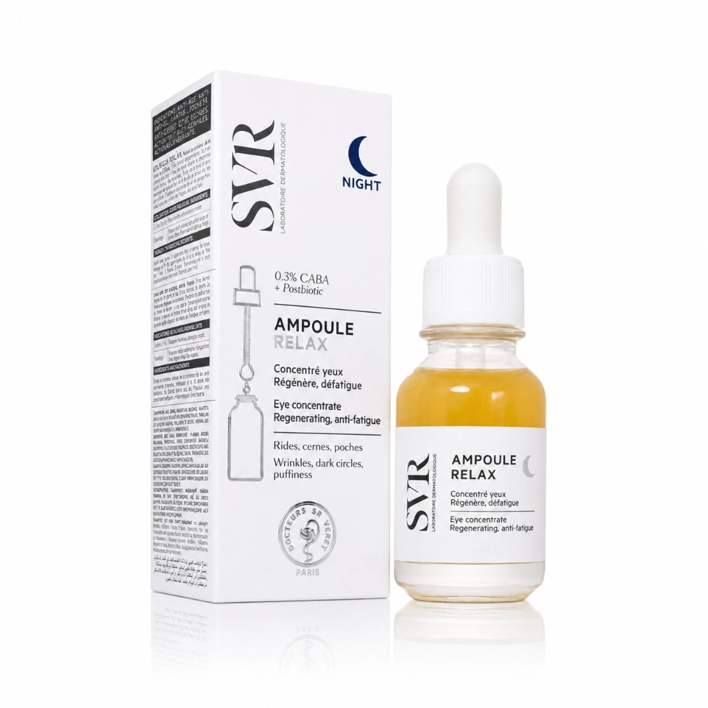 SVR AMPOULE RELAX NIGHT SERUM CONTOUR DES YEUX 15ML SVR AMPOULE RELAX NIGHT SERUM CONTOUR DES YEUX 15ML