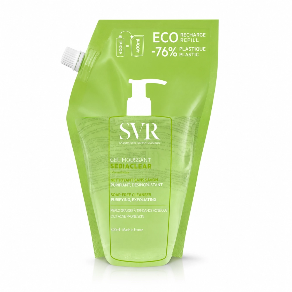 SVR SEBIACLEAR GEL MOUSSANT RECHARGE 400ML SVR SEBIACLEAR GEL MOUSSANT RECHARGE 400ML