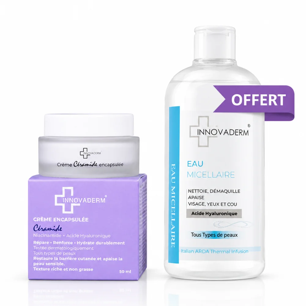 Pack Innovaderm Crème Encapsulée Vitamine C 50ml + Eau Micellaire 400ml