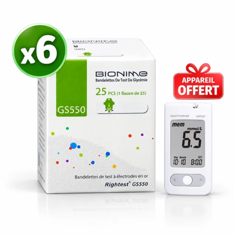 BIONIME : 6 BOÎTES DE 25 + APPAREIL GRATUIT