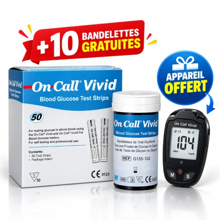ON CALL VIVED : 50 + 10 bandelettes et appareil gratuit