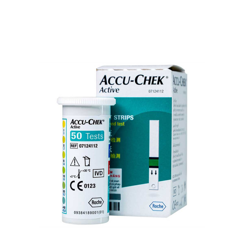 ACCU-CHEK ACTIVE B/50 BANDLETTE + APPARIEL GRATUIT